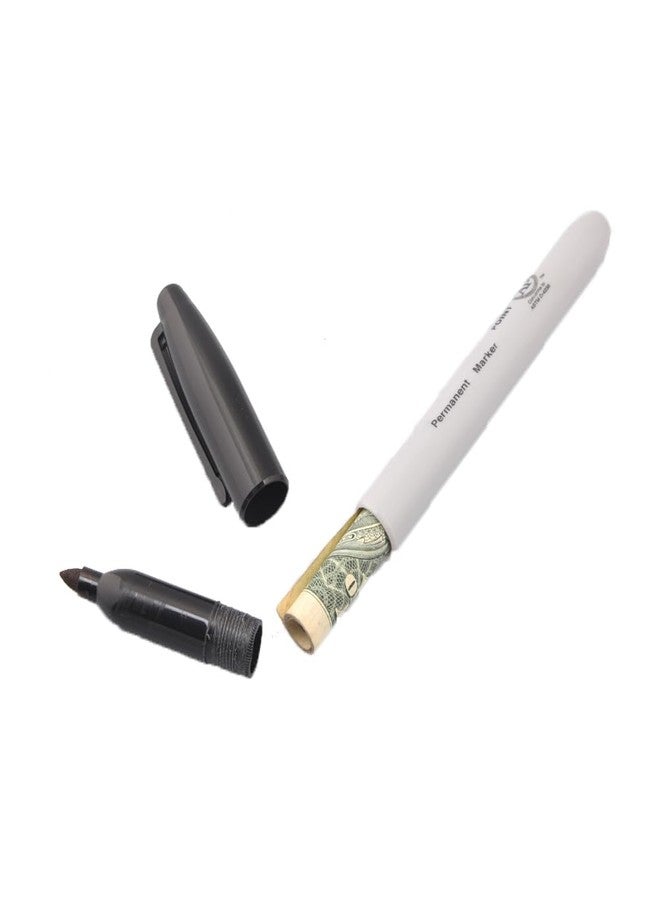 Secret Stash Fake Pen Diversion Safe Marker (1 Pack) - Realistic Pen Diversion Safe - Hidden Secret Compartment Decoy Permanent Marker - Hide And Store Money Waterproof Storage Cash Holder Container Lock - Image 5