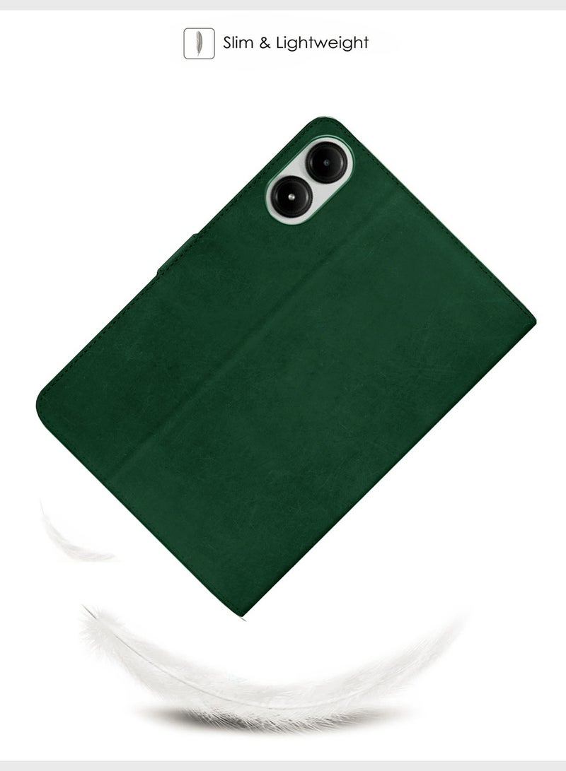 Wtech Xiaomi Redmi Pad Pro 2024 / Xiaomi Poco Pad 2024 / Xiaomi Poco Pad M1 2025 /  Xiaomi Redmi Pad 2 Pro 2025 12.1 Inch PU Leather Magnetic Closure Flip Case Cover - Dark Green - Image 2