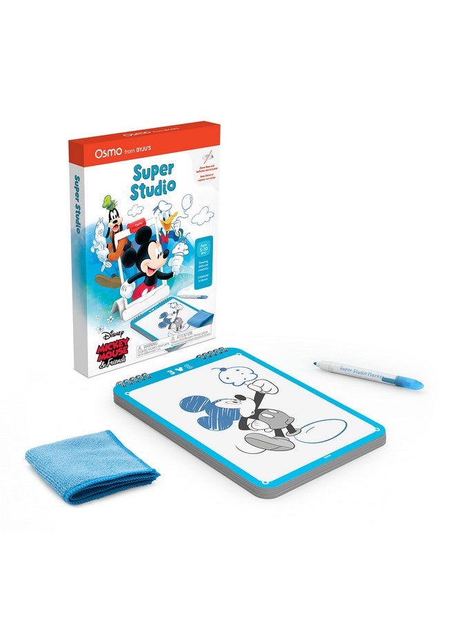 Osmo - Super Studio Disney Mickey Mouse & Friends - Ages 5-11 - Learn To Draw - For Ipad Or Fire Tablet Educational Learning Games - Stem Toy Gifts, Boy & Girl-Ages 5 6 7 8 9 10 11(Osmo Base Required)  - Image 1
