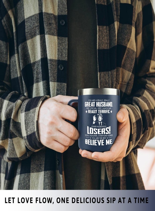 KATLADIZ Gifts for Husband - Husband Gifts from Wife - Wedding Anniversary, Birthday, Fathers Day Gift for Him - Love Gift Ideas for Him - 14 Oz Stainless Steel Coffee Mug - Image 4