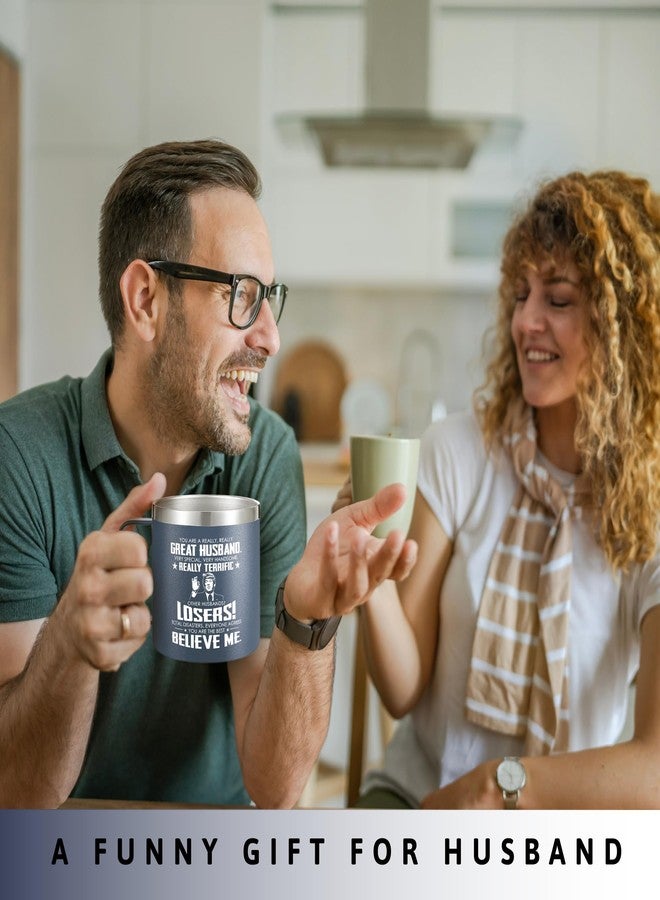KATLADIZ Gifts for Husband - Husband Gifts from Wife - Wedding Anniversary, Birthday, Fathers Day Gift for Him - Love Gift Ideas for Him - 14 Oz Stainless Steel Coffee Mug - Image 3