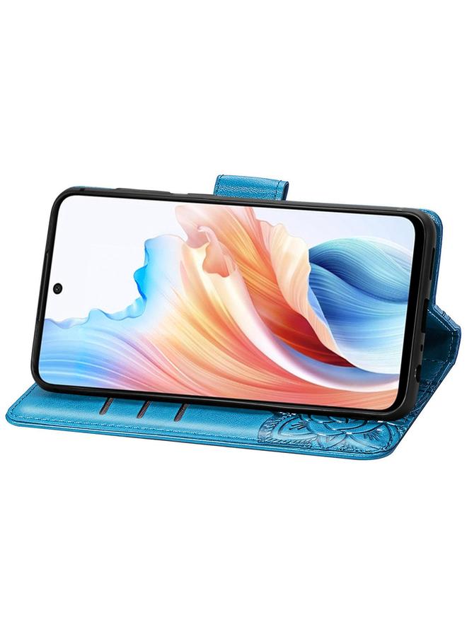 S-TOP Case For OPPO A79 5G / A2 5G Butterfly Love Flower Embossed Leather Phone Case - Image 4