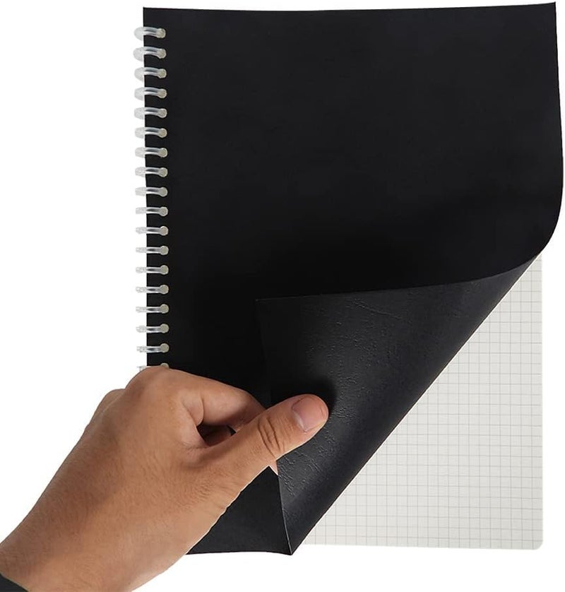 RAYSON 210g A4 Leather Binding Cover Book binding Cover Black 100 Sheets/Package - Image 3