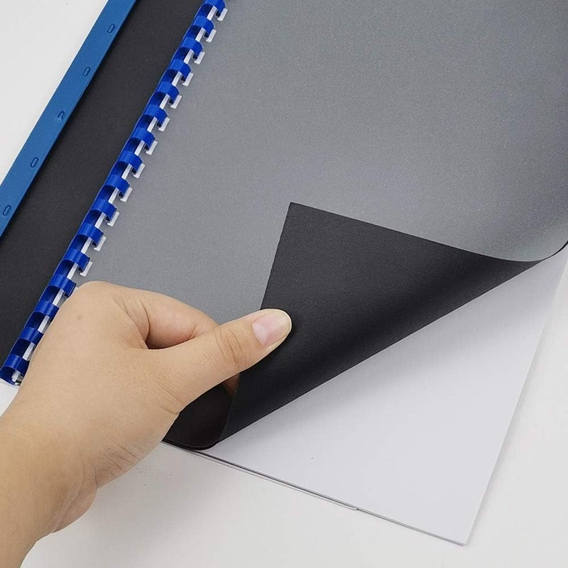 RAYSON 210g A4 Leather Binding Cover Book binding Cover Black 100 Sheets/Package - Image 5