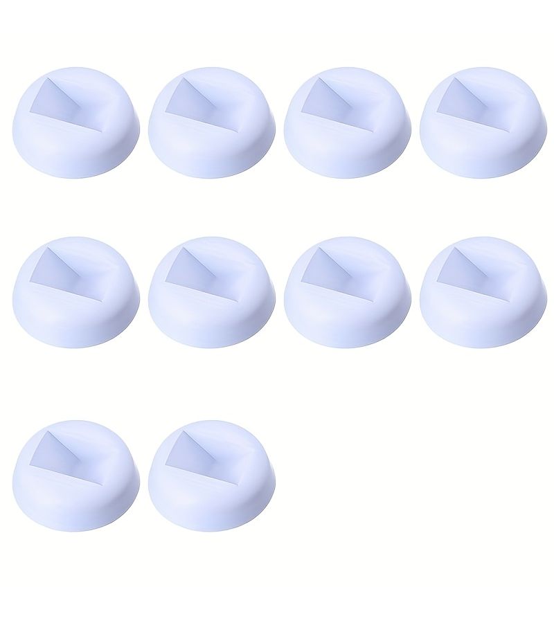 Set Of 5 Hexagonal Black Jewelry Display Bases For Retail Storage - Image 5