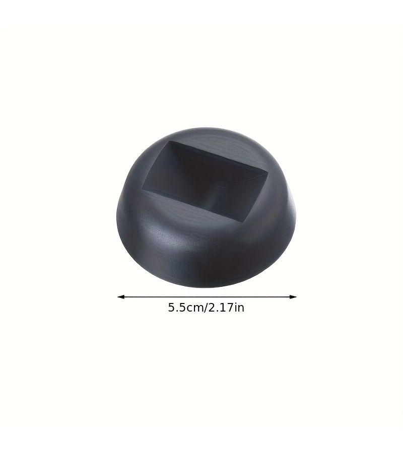 Set Of 5 Hexagonal Black Jewelry Display Bases For Retail Storage - Image 4