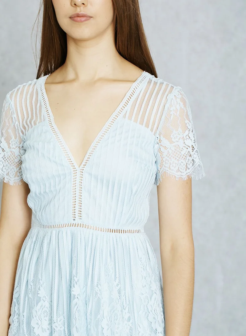 FOREVER 21 Cut Out Lace Dress
