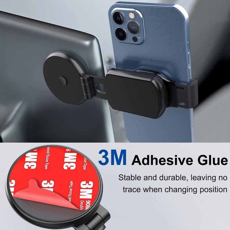 MAKINGTEC Tesla Magnetic Phone Mount, 360° Rotation Foldable Invisible MagSafe Compatible with iPhone Samsung - Image 3