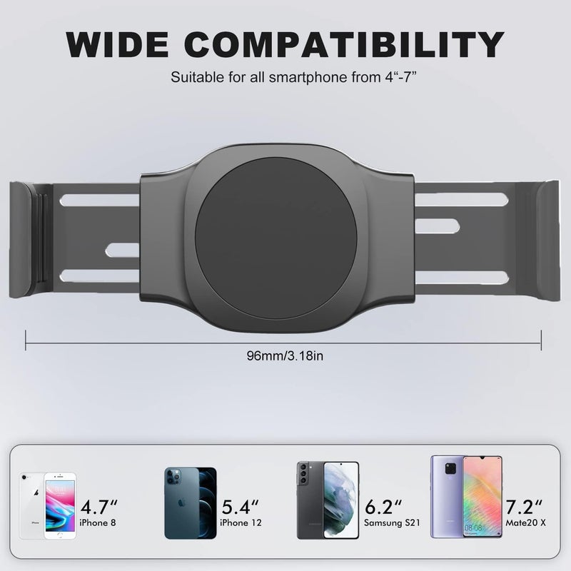 MAKINGTEC Tesla Magnetic Phone Mount, 360° Rotation Foldable Invisible MagSafe Compatible with iPhone Samsung - Image 4