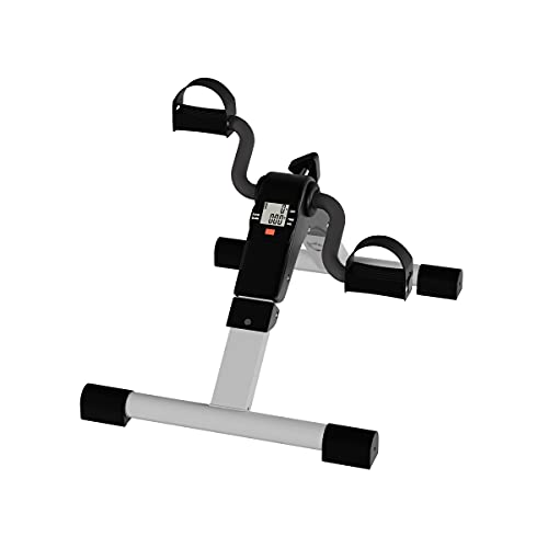 Wakeman Under Desk Bike Pedal Exerciser with Calorie Tracker and Adjustable Resistance - Mini Foldable Indoor Home Gym Exercise Equipment by Wakeman - Image 1