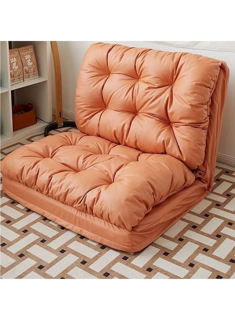 Adjustable Folding Floor Sofa With Back Support – Ideal For Bedrooms Dorms And Compact Spaces