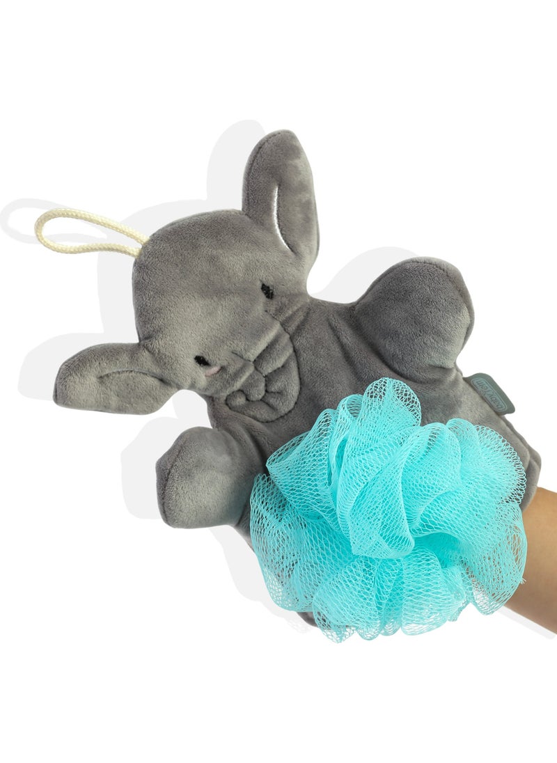 Baybjem - Babyjem Baby Bath Washcloth Gray Elephant ART-793 - Image 1