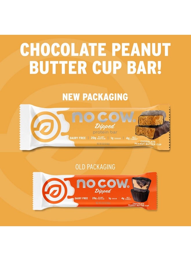 No Cow High Protein Bars, Peanut Butter Lovers Variety Pack - Healthy Snacks, 20g Vegan Protein, High Fiber, Low Sugar, Keto Friendly, Dairy & Gluten Free (12 Count) - Image 2