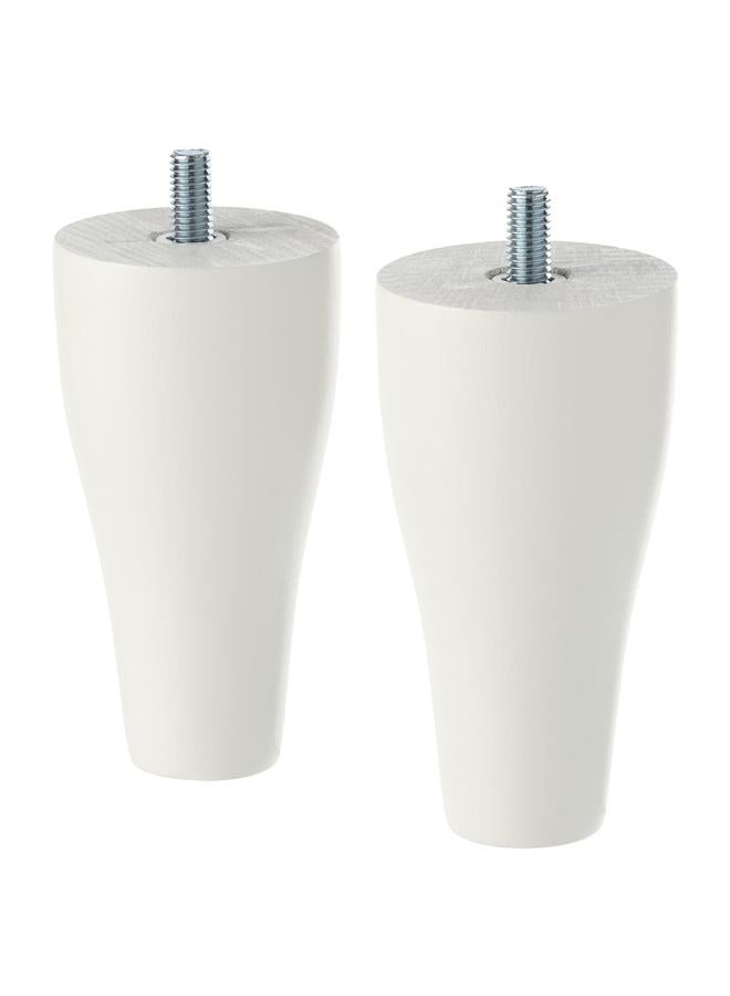 زبون ساق، أبيض، 10 سم - Image 1