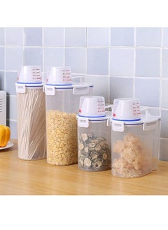 2pcs Cereal Container 1.5ML Storage Capacity with Measuring Cup and Pour Spout Clear Food Storage Dispenser (pack of 2) - pzsku/Z705560830E9173C4F60CZ/45/_/1704877549/9dd6f5b0-e122-434c-a79e-24ddc2052df0