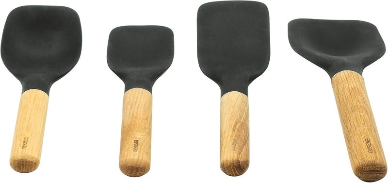 Eva Solo Nordic Kitchen Spatula Heat-Resistant Silicone Head with Natural Oak Handle Non-Stick Safe Cooking Utensil Scandinavian Design (Stirrer Nordic kitchen) - Image 5