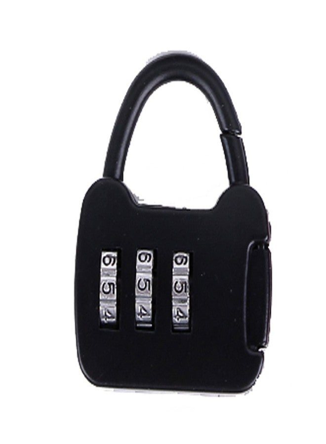 AUF Resettable Combination Padlock Black for Your Backpack,Toolbox, Briefcase and Luggage Etc. - Image 2
