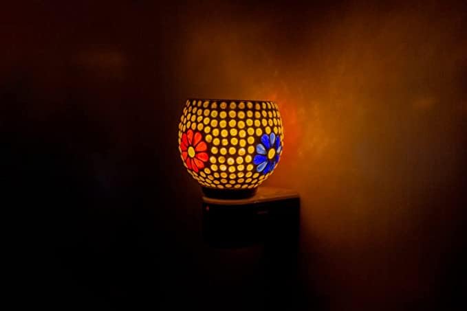 Prokart Multipurpose Ceramic Kapoor Dani Night lamp Electric Incense Burner Aroma Burner with Night LampElectric Dhoop Dani for Home Office Desing as per Availability - Image 2