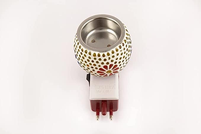 Prokart Multipurpose Ceramic Kapoor Dani Night lamp Electric Incense Burner Aroma Burner with Night LampElectric Dhoop Dani for Home Office Desing as per Availability - Image 4