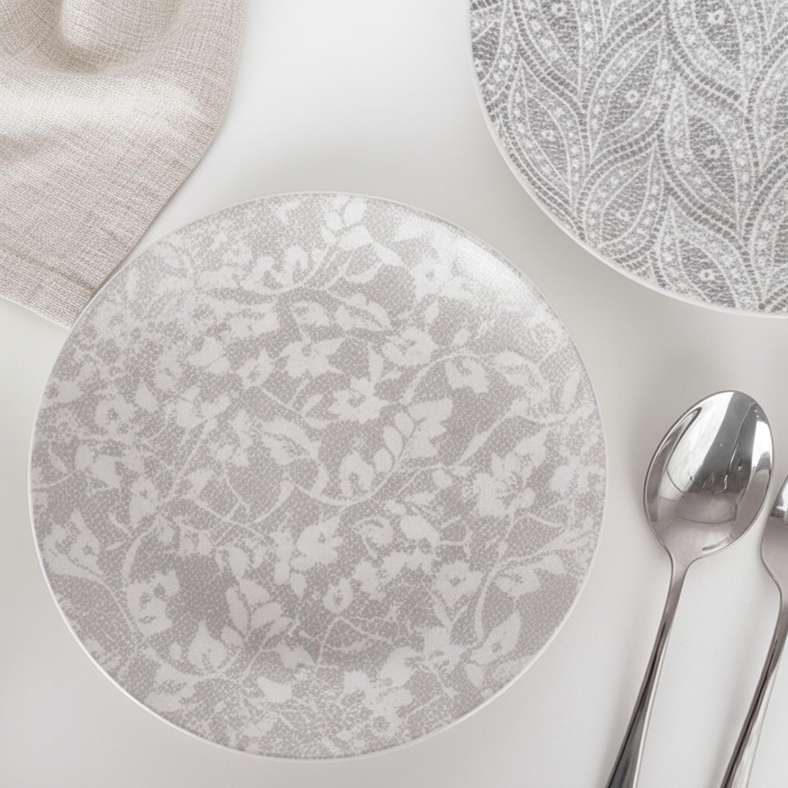 Pan Home طقم عشاء بورسلين أمارو 18 قطعة - بيج - Image 2