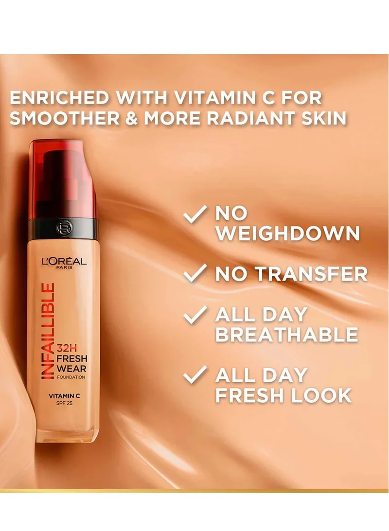 L'OREAL PARIS Infallible 32H Fresh Wear Foundation - 260 Warm Undertone