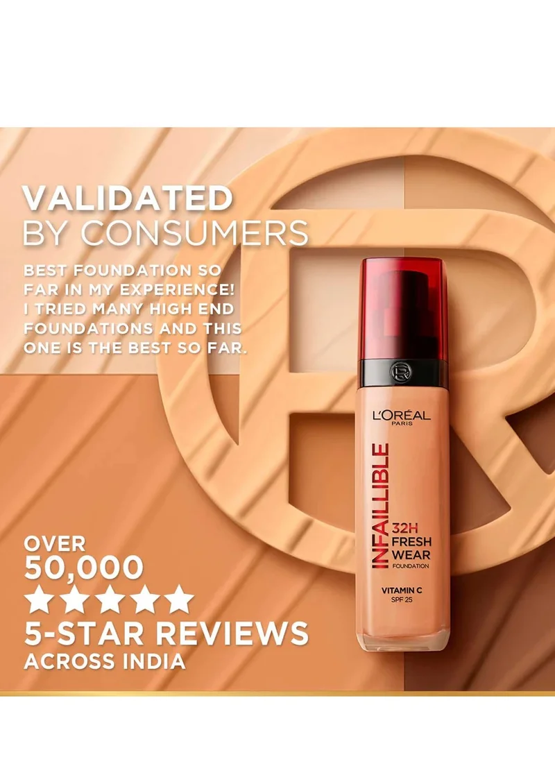 L'OREAL PARIS Infallible 32H Fresh Wear Foundation - 260 Warm Undertone