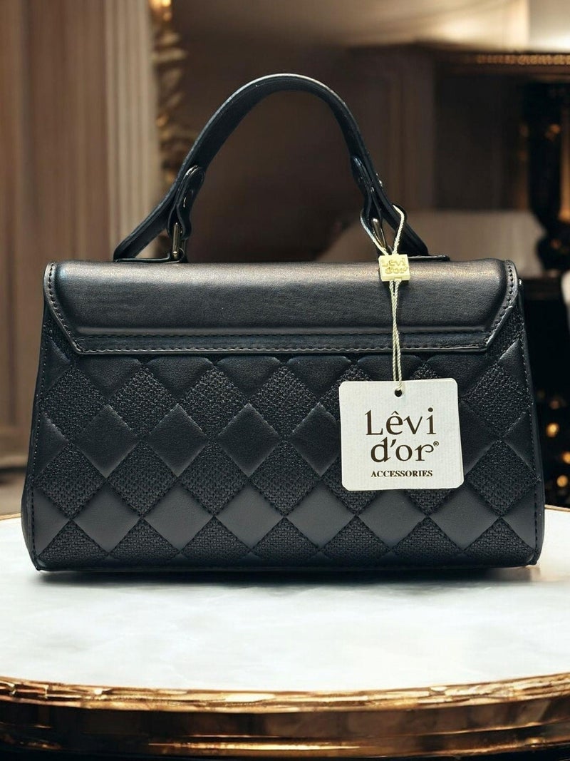 Levidor Special Color Handbag and Shoulder Bag Designed Artificial Leather Women's Shoulder Bag 930085.SYH - Image 4