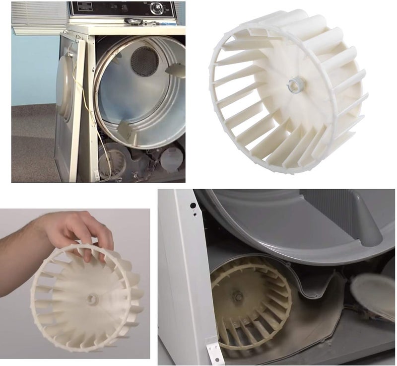 Wadoy Y303836 Blower Wheel Compatible with Maytagg Dryer 312913 AP4294048 1245880 312913 33836 303836 - Image 4