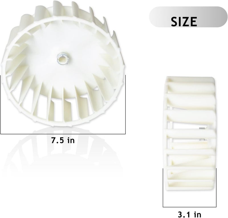 Wadoy Y303836 Blower Wheel Compatible with Maytagg Dryer 312913 AP4294048 1245880 312913 33836 303836 - Image 3