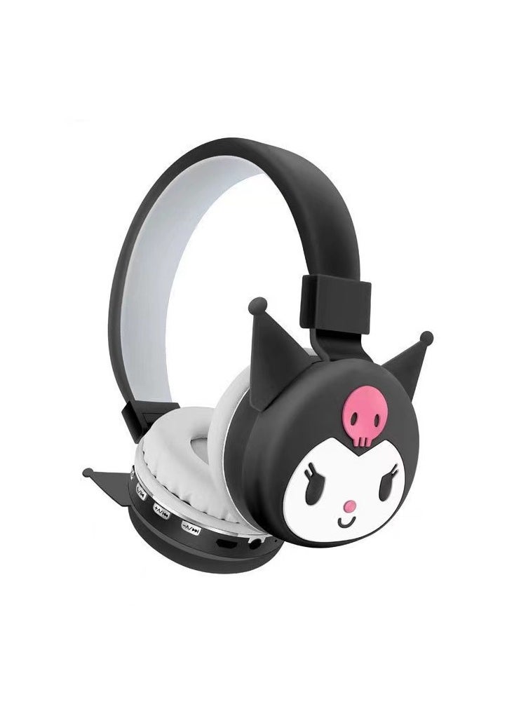 Sanrio - Kulomi Over-Ear Wireless Bluetooth Headset Gaming Headset Foldable Support FM Computer Mobile Phone Music Stereo Headset - Image 1