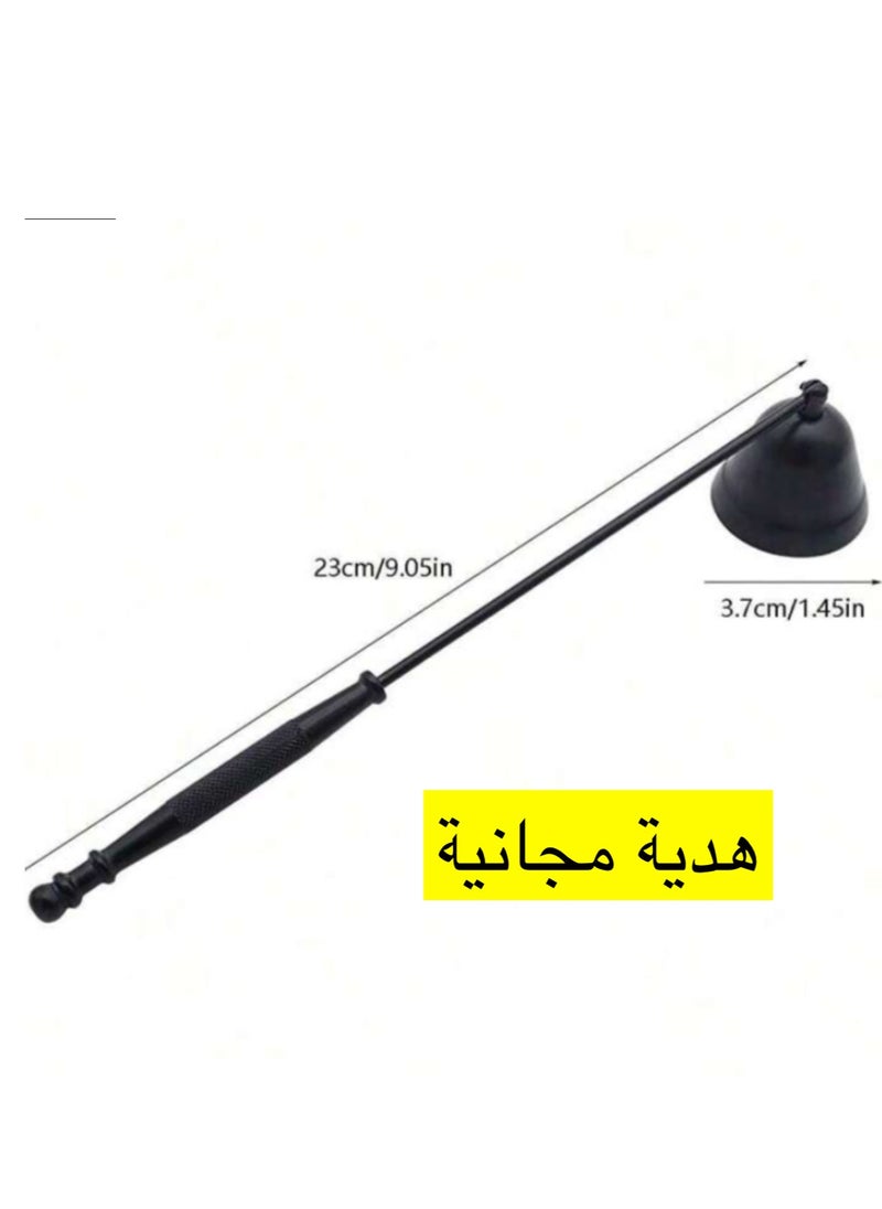 شمعة معطرة مجموعة زهرة التوليب بصحن جبس دائري مع هدية (مطفأة للشمع )