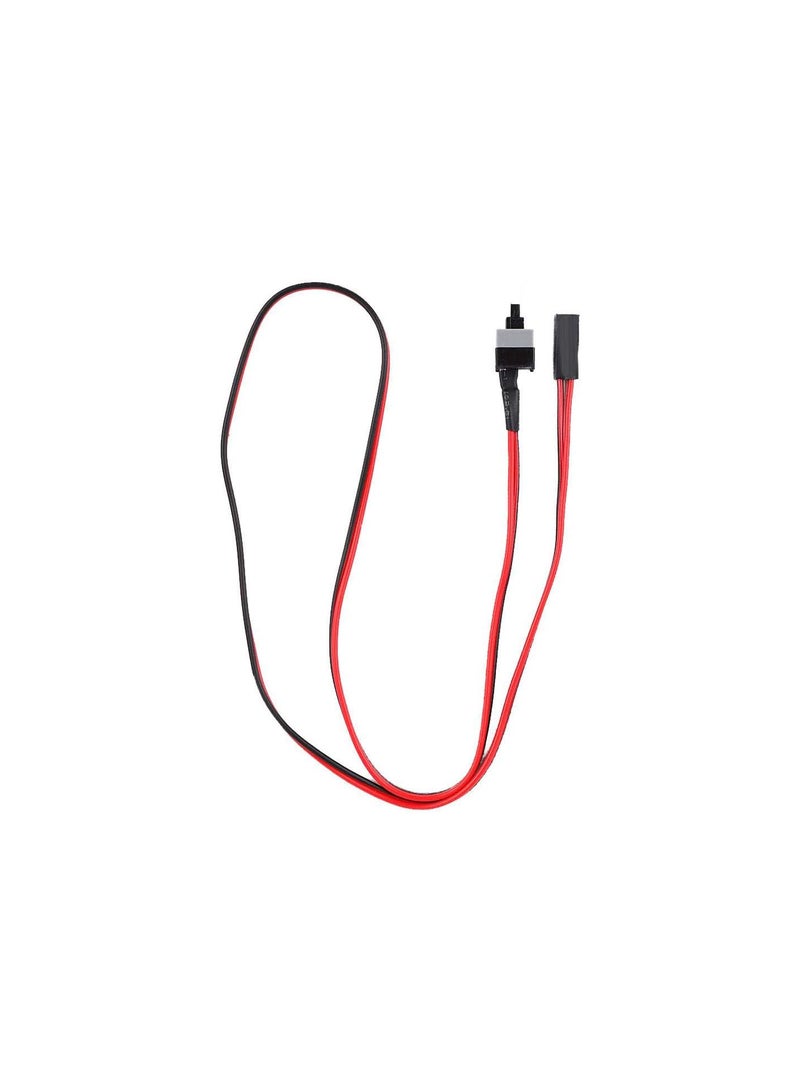 GGOOT ATX Chassis Jumper Switch Cable, Computer Case Contact Type Power Switch Cable, RESET Reset Switch Cable, Red - Image 1