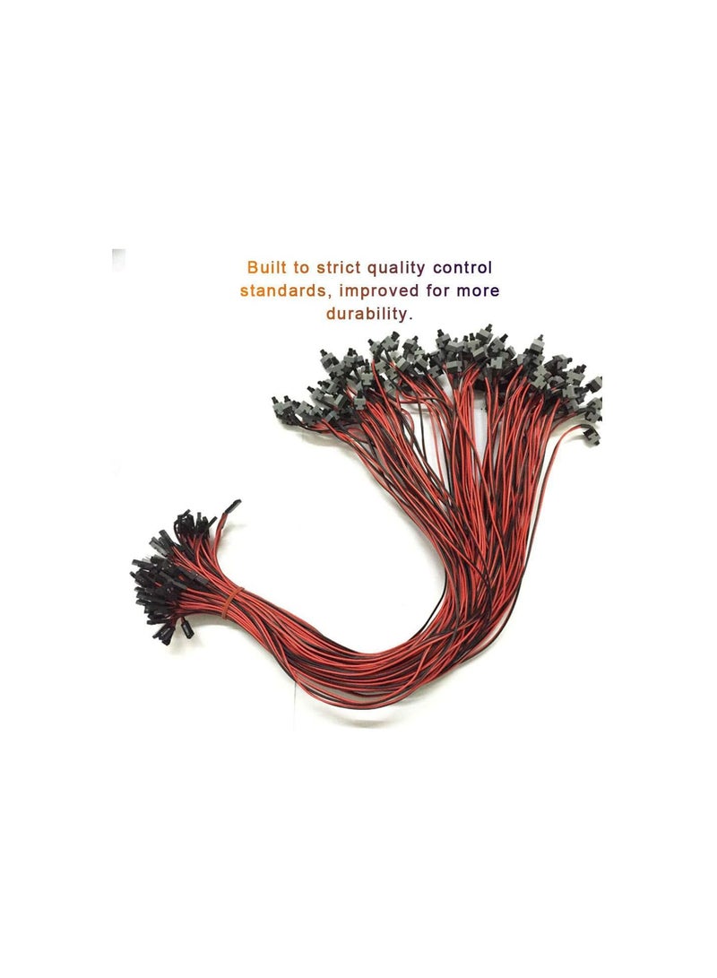 GGOOT ATX Chassis Jumper Switch Cable, Computer Case Contact Type Power Switch Cable, RESET Reset Switch Cable, Red - Image 3