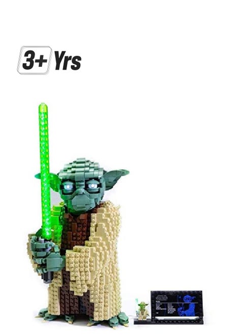 Light Lighting Kit Deluxe Model For Your Lego Attack Of The Clones Yoda Building Set And Collectible Minifigure With Lightsaber 75255 (This Is A Light Kit Lego Set Not Included)