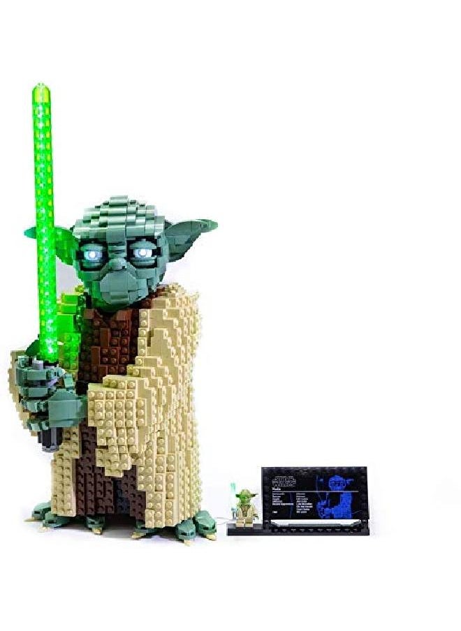 Brick Loot - Light Lighting Kit Deluxe Model For Your Lego Attack Of The Clones Yoda Building Set And Collectible Minifigure With Lightsaber 75255 (This Is A Light Kit Lego Set Not Included) - Image 1