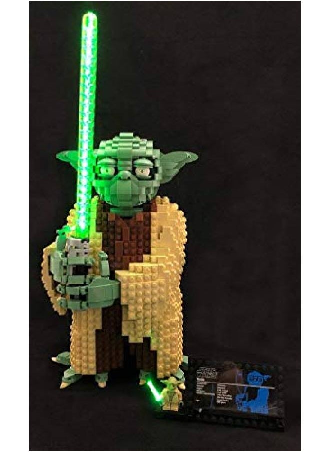 Brick Loot - Light Lighting Kit Deluxe Model For Your Lego Attack Of The Clones Yoda Building Set And Collectible Minifigure With Lightsaber 75255 (This Is A Light Kit Lego Set Not Included) - Image 1