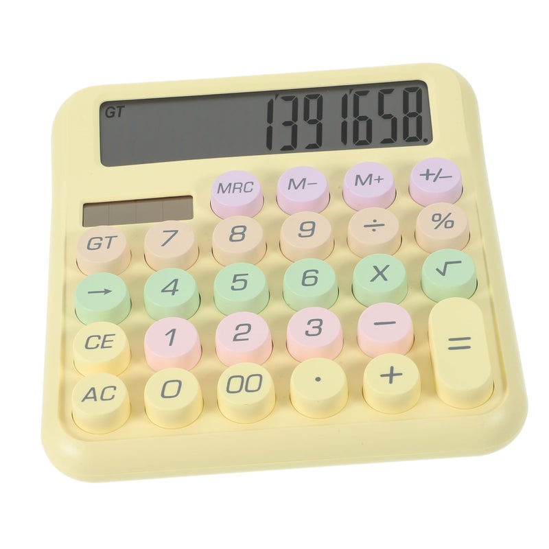 Candy Color Portable Mechanical Keyboard Calculator For Office And Students - Image 2