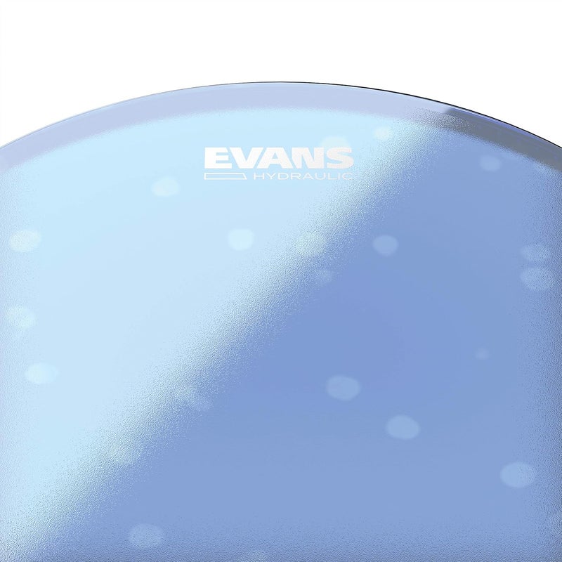 Evans B14HB Hydraulic 14-inch Snare Drum Head - Blue - Image 2