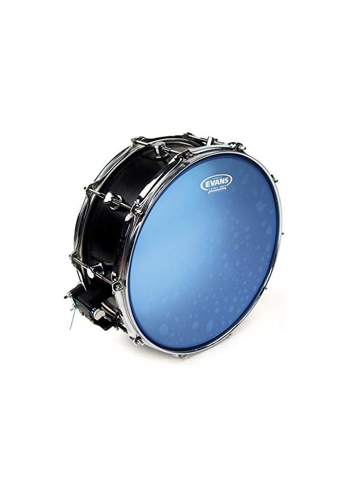 Evans B14HB Hydraulic 14-inch Snare Drum Head - Blue - Image 4