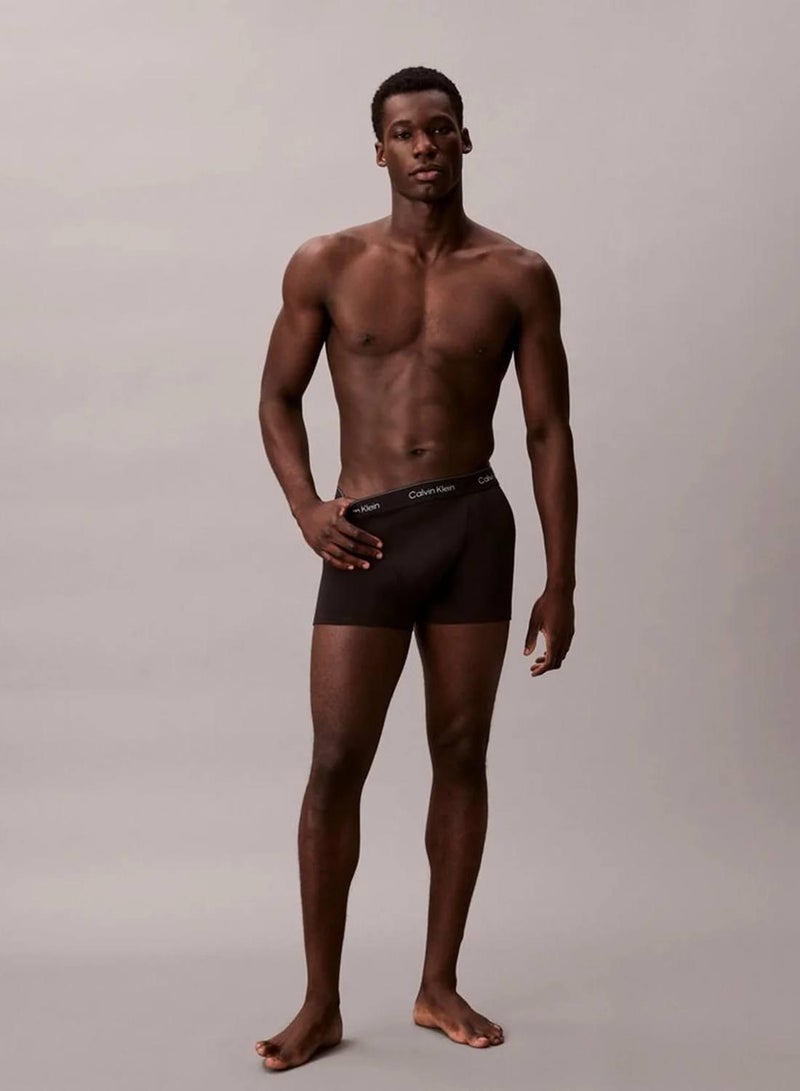 كالفن كلاين طقم سراويل داخلية Icon Cotton Stretch من 3 قطع - Image 5
