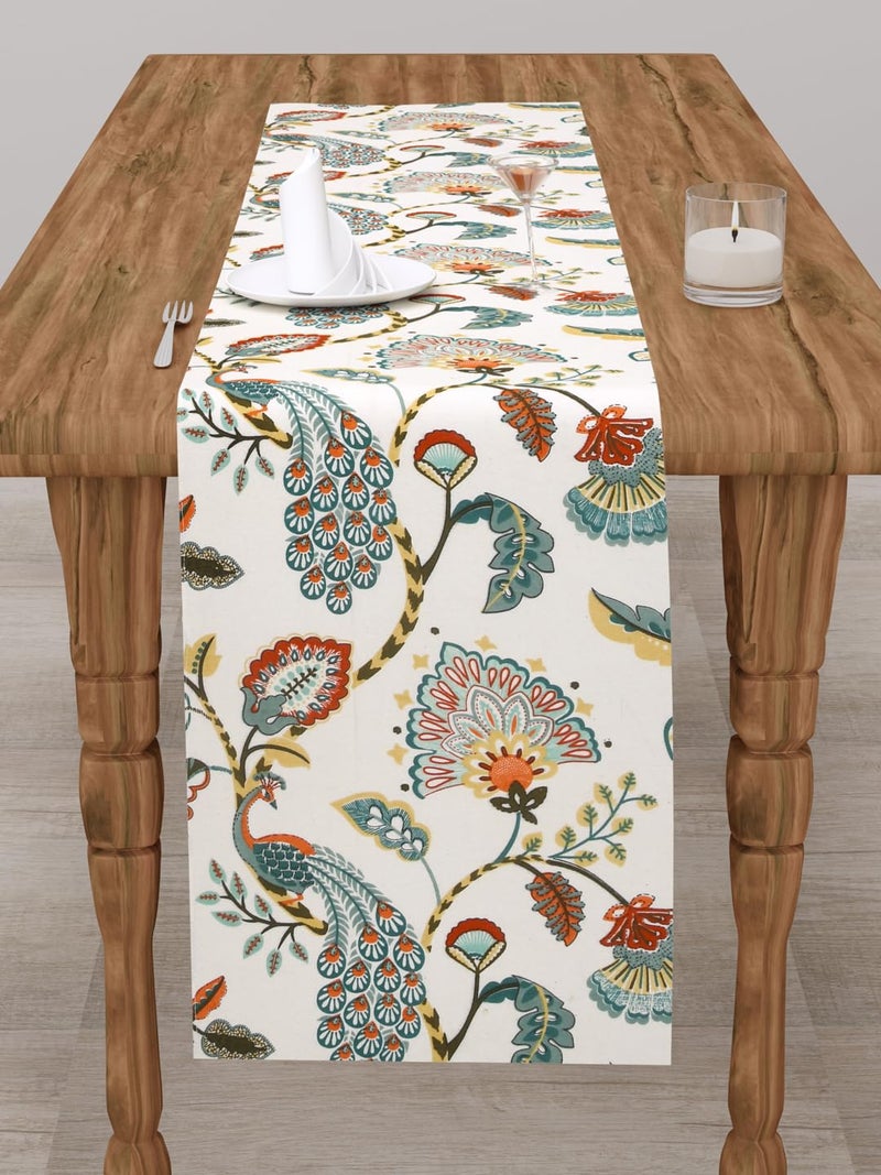 Clasiko Dining Table Runner; 14x72 Inches; Cotton; Tulip Treats - Image 2