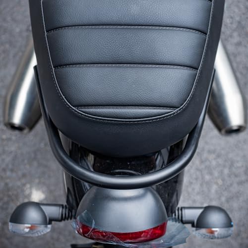 Fayedenicy Rear Passenger Seat Hand Grab Bar Rail Tail Handle Bracket Pillion Armrest Black for Triumph Street Twin 900 (2016-2022) Speed Twin 900 (2023-2024) Motorcycle Rear Luggage Support - Image 1