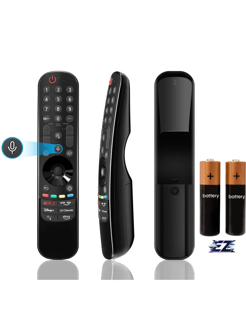 ELTRAZONE Replacement LG Magic Remote Control for LG 4K/8K UHD/OLED/QNED/QNED Mini-LED NANOCell TVs, AN-MR22GA Magic Remote with Voice and Pointer Function with Battery - Image 1