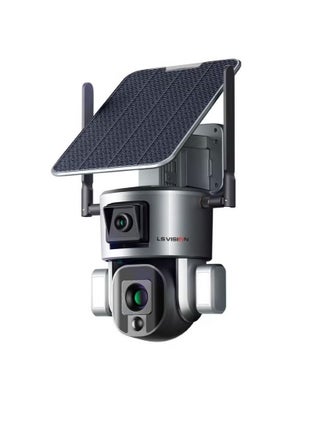 4K Solar Camera, Ip65 Waterproof Outdoor Dual Security Camera, Two Way Audio Security Surveillance With Cloud Storage, Smart Wireless Camera For Home Office, (Pc) - pzsku/Z70564D3C2CBF7D200FEAZ/45/_/1736172099/9f2847cb-a125-415d-a9b4-b359cdcb050a
