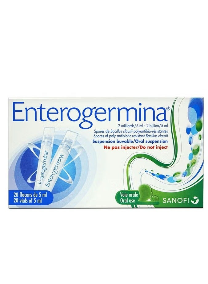 ENTEROGERMINA 2 Billion/5 Ml Suspension Oral Vials 20'S - Image 2