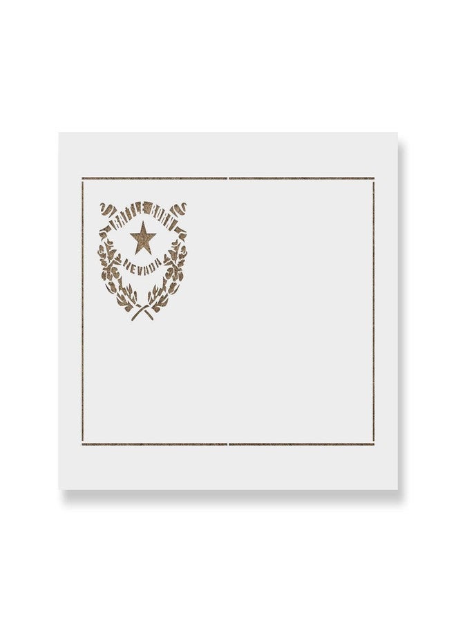 Stencil Revolution Nevada State Flag Stencil Template for Walls and Crafts - Reusable Stencils for Painting in Small & Large Sizes - Image 1