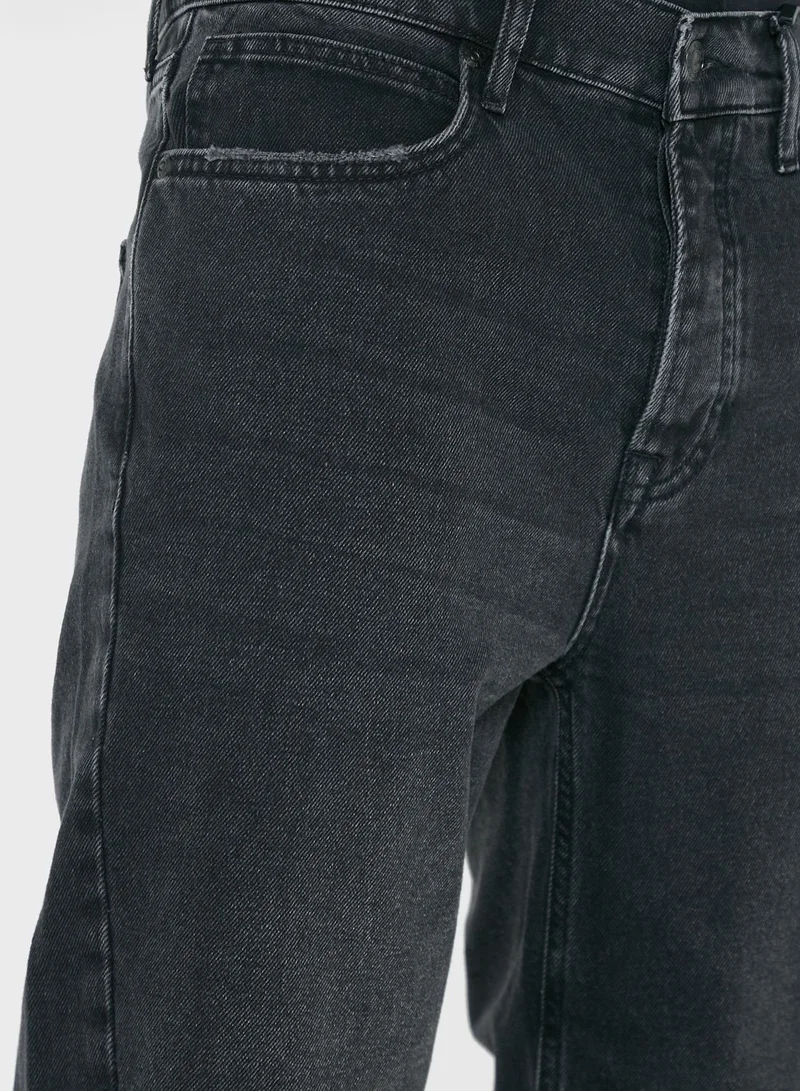 TOPMAN Rinse Tapered Fit Jeans
