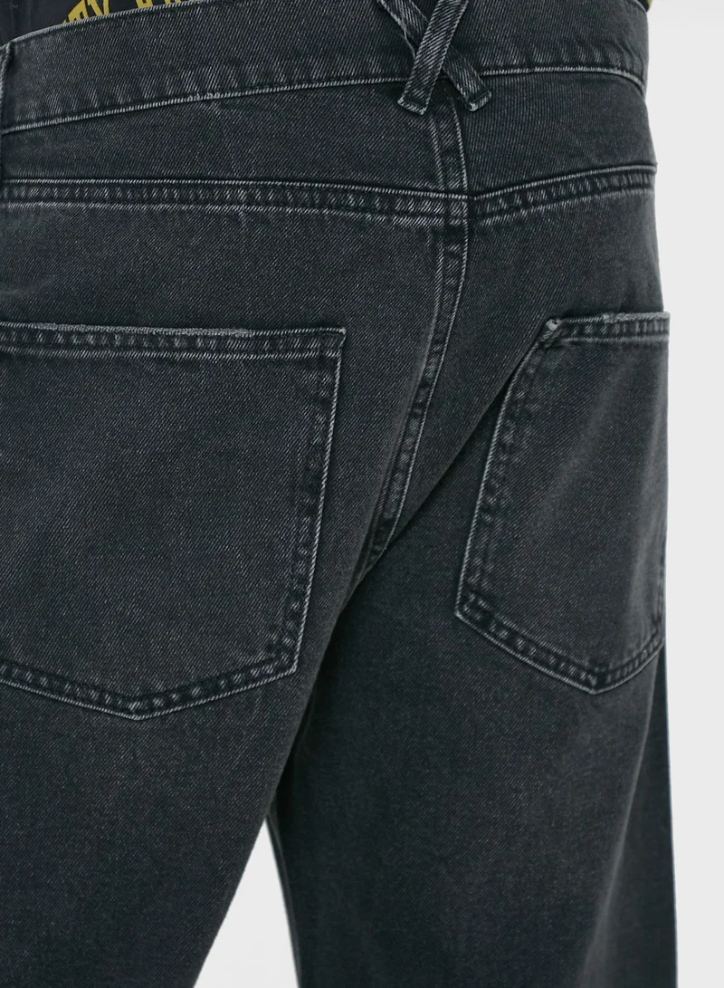 TOPMAN Rinse Tapered Fit Jeans
