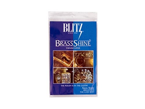 Blitz 21025 Brass Tarnish Eater Cloth-Single-Ply, Treated, 2 Pack - Image 1