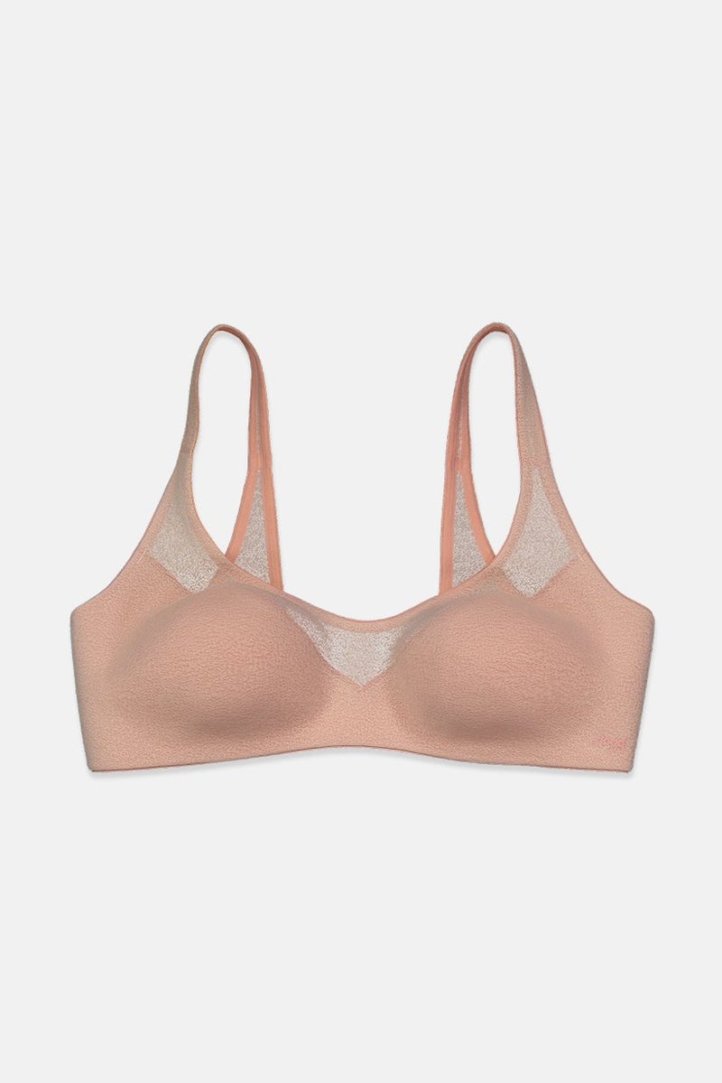 sloggi Women Oxygene Infinite Soft Non Padded Bra, Peach - Image 1